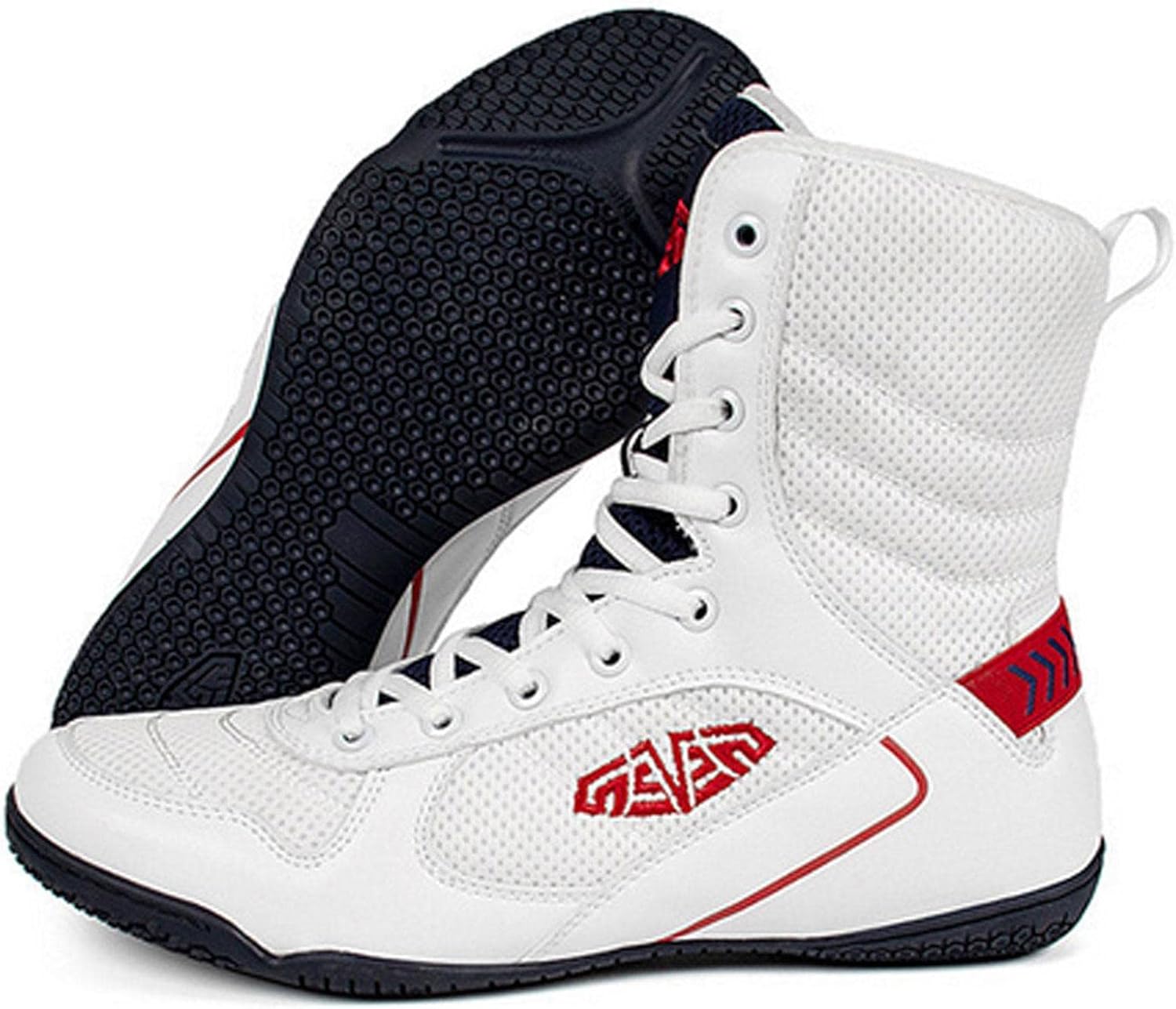 

Мужские профессиональные боксерские ботинки TECDOTO, высокие борцовские ботинки, тренировочные ботинки для единоборств, мужские ботинки для спарринга, боксерские ботинки, тренировочная обувь для бокса, белые, размер 8