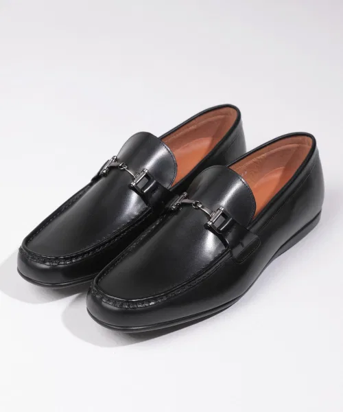 Мужские лоферы BRENOWELT Driving Black Metal Loafer 1101