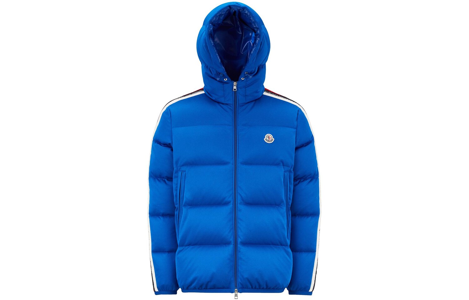 

Пуховик мужской синий Moncler