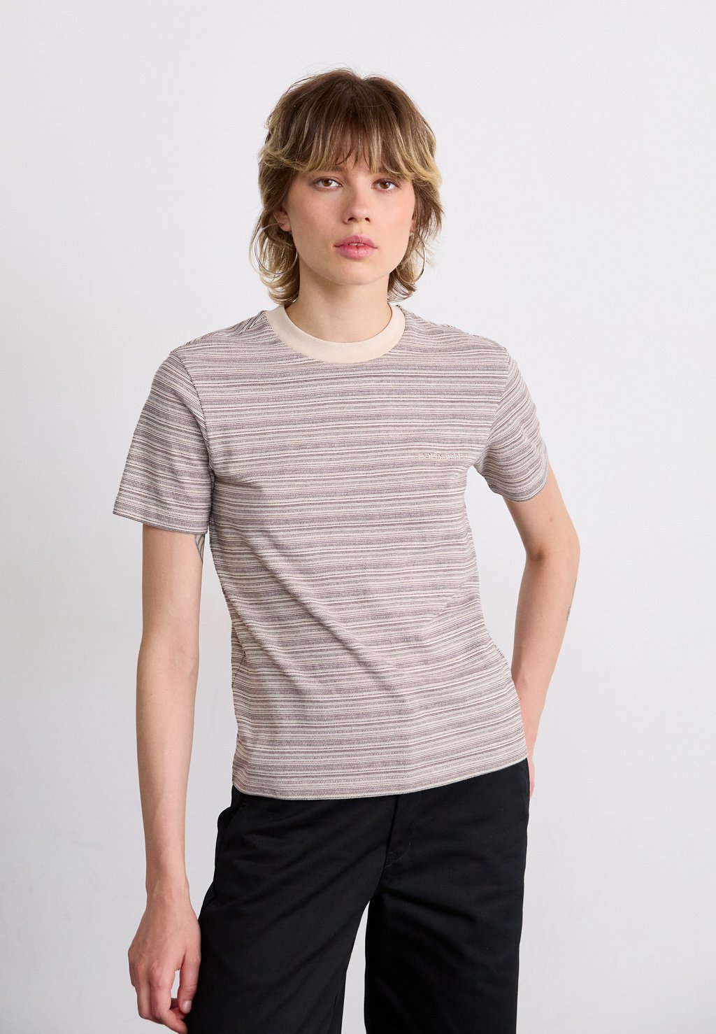 

Футболка с принтом GELLAR JACQUARD Carhartt WIP, светло-серый