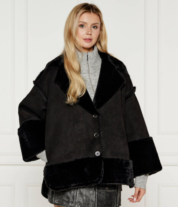

Шуба Oversize fit One Teaspoon, черный