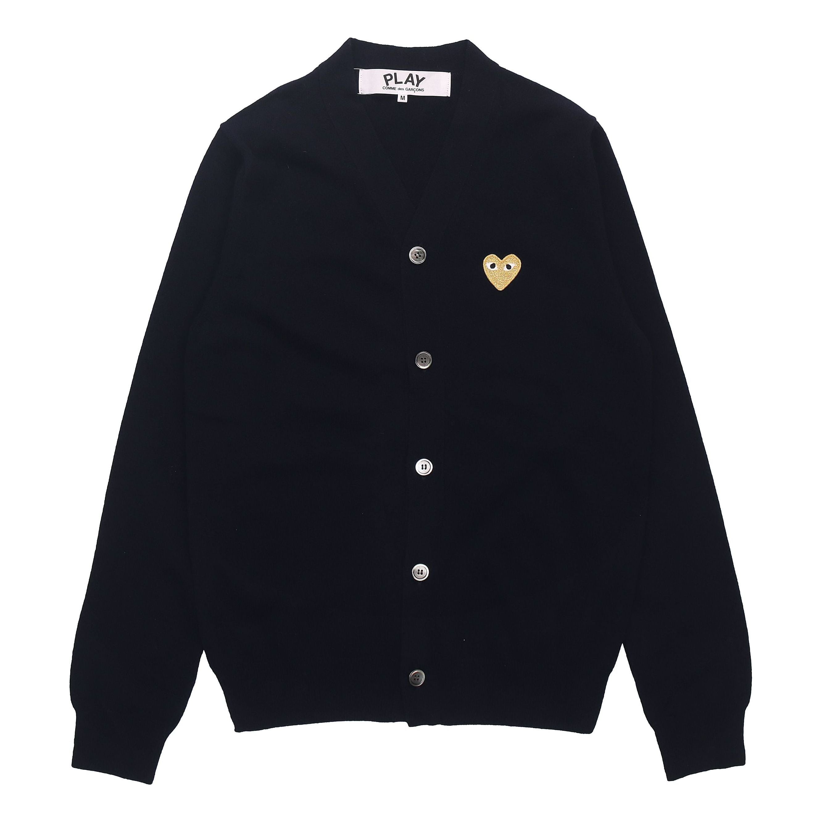 

Кардиган COMME des GARCONS PLAY Cardigan Gold Emblem 'Navy' AZ-N050-051-2, темно-синий