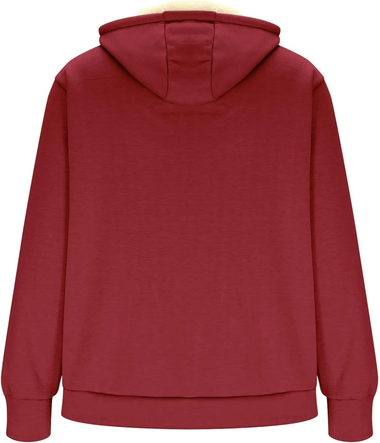Мужская толстовка с капюшоном Sherpa Fleece, утепленная для зимы — фото 4