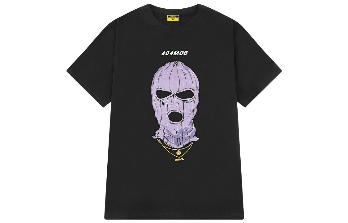 

Футболка унисекс 404Mob Gang с принтом, Черный, Футболка унисекс 404Mob Gang с принтом