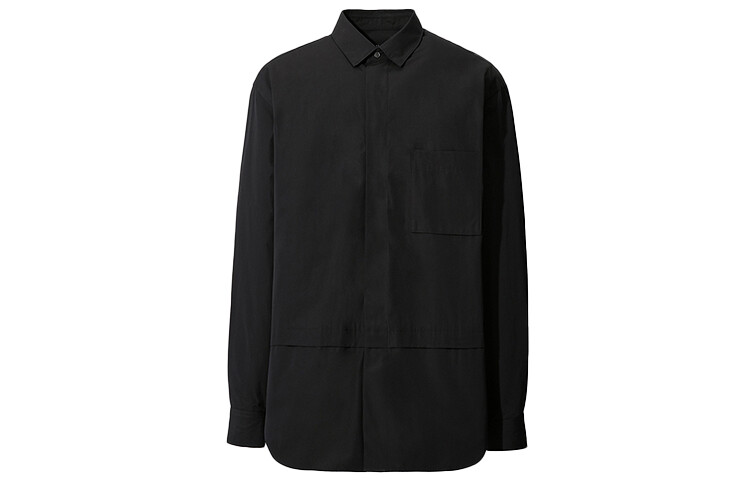 

Мужская рубашка UNIQLO, цвет Black