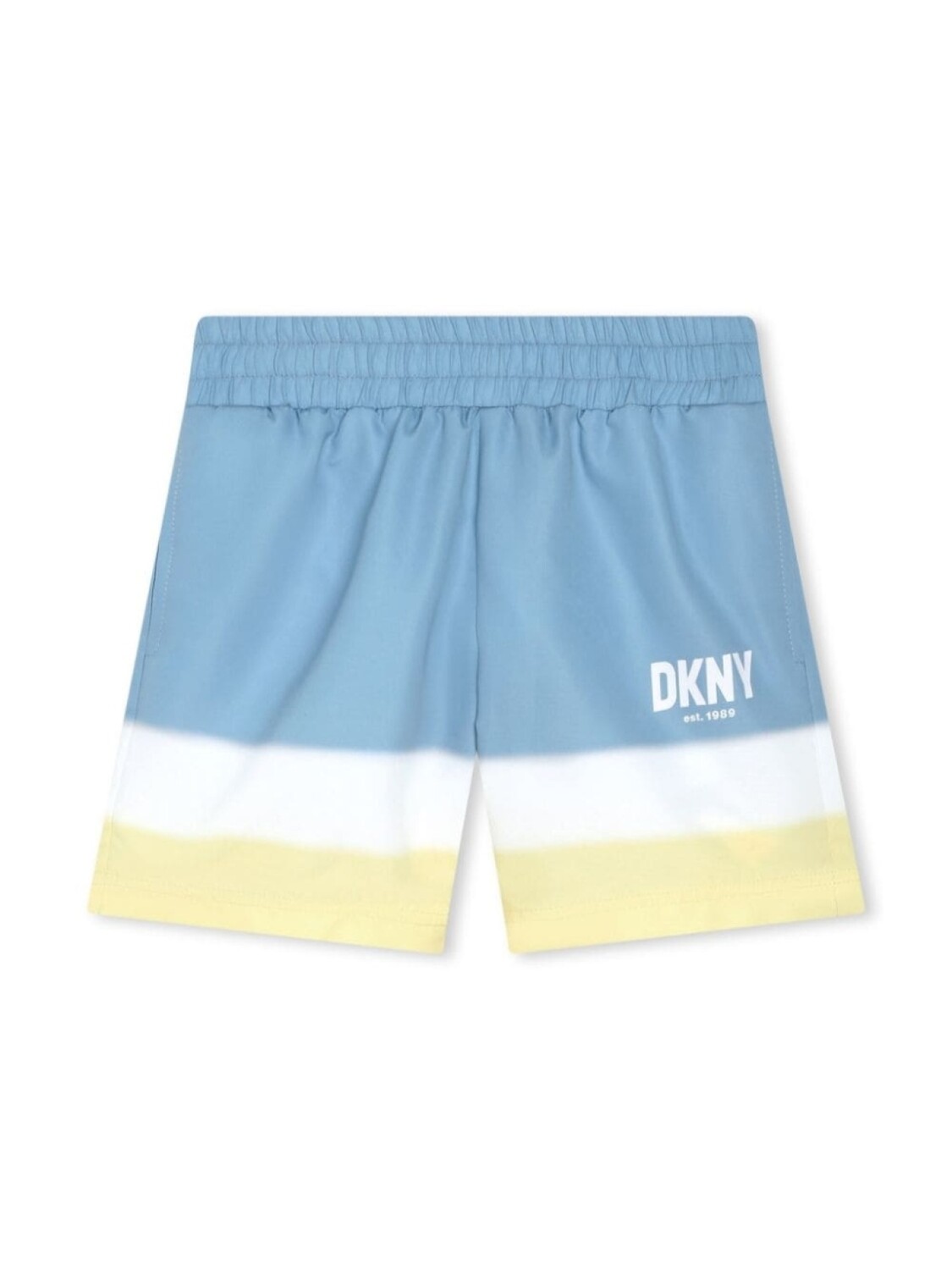 

DKNY плавки-шорты в полоску с логотипом, синий