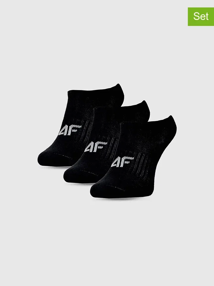 Носки 3er-Set, 4F, черный