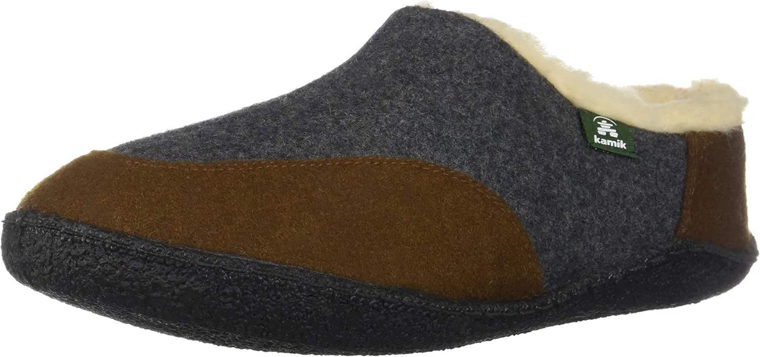 Мужские домашние тапочки Kamik, 2-Brown Dark Brown Brun Fonce Dbr