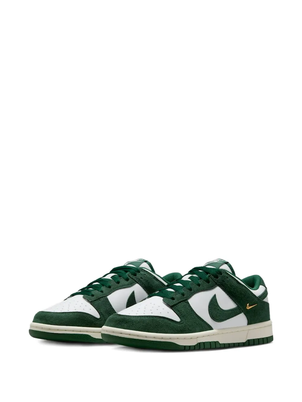 Кроссовки Dunk Low Mini Swoosh - Gorge Green Nike, белый — фото 2