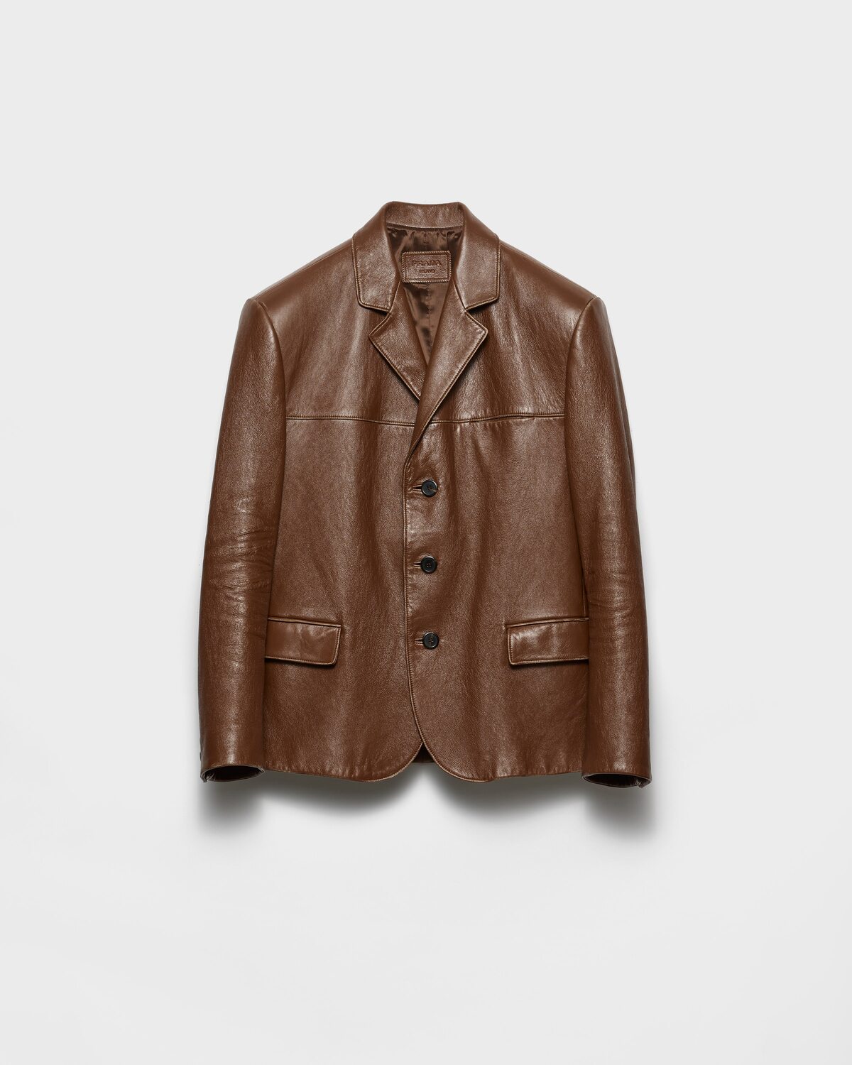 

Куртка из наппы Prada, бренди