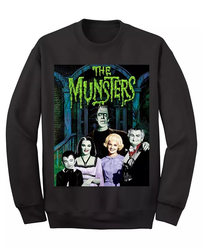 

Мужская флисовая толстовка The Munsters Group Shot Crew AIRWAVES, черный