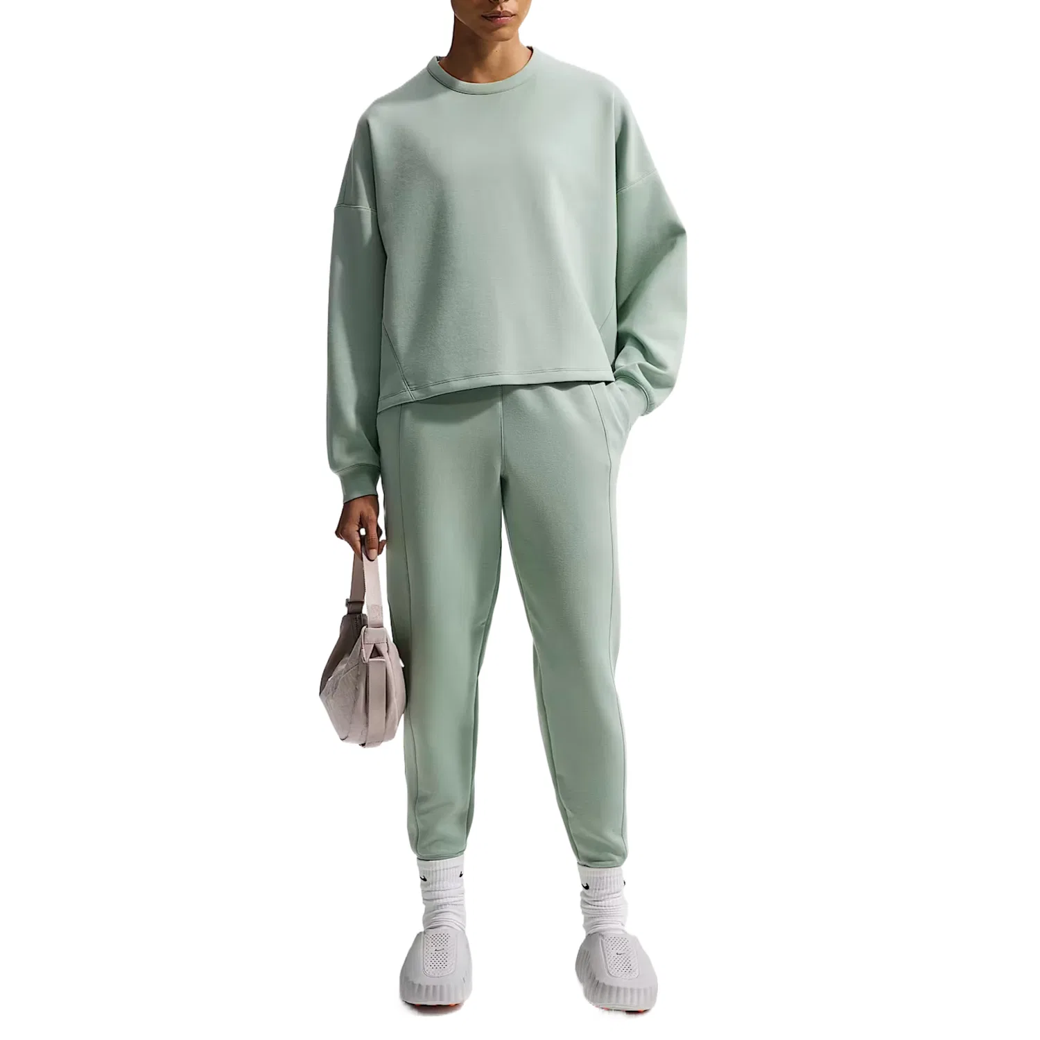 Женская толстовка Dri Fit Nike, Steam Green/Dutch Green