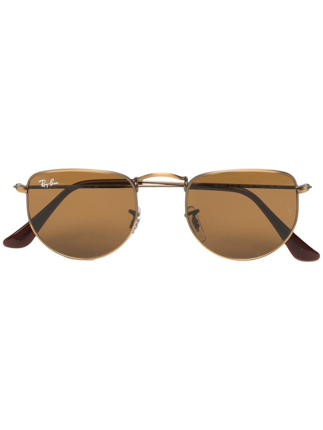 

Ray-Ban солнцезащитные очки Elon в круглой оправе, коричневый