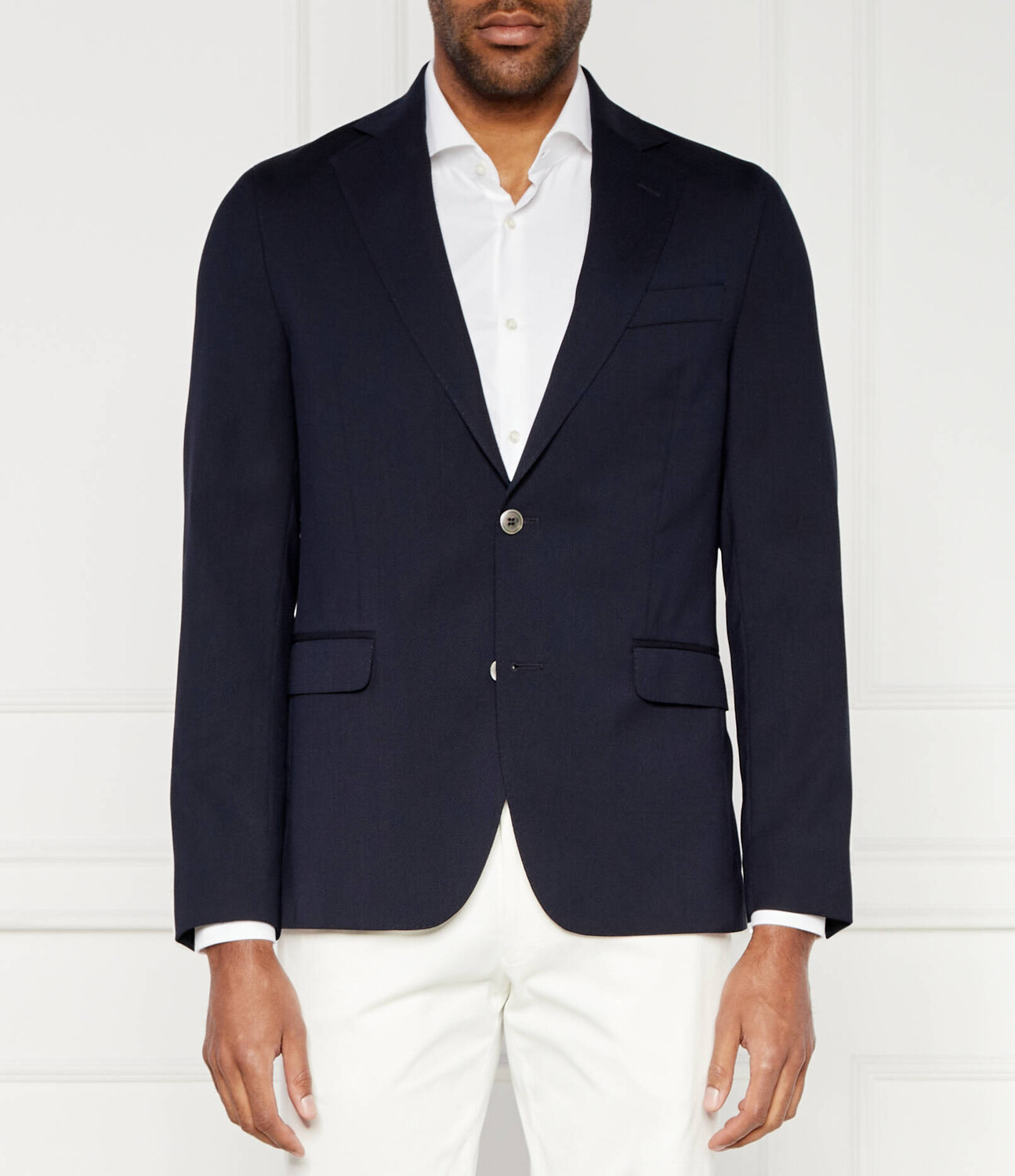 

Шерстяная куртка Oscar Jacobson elegante Fogerty Regular Fit, темно-синий