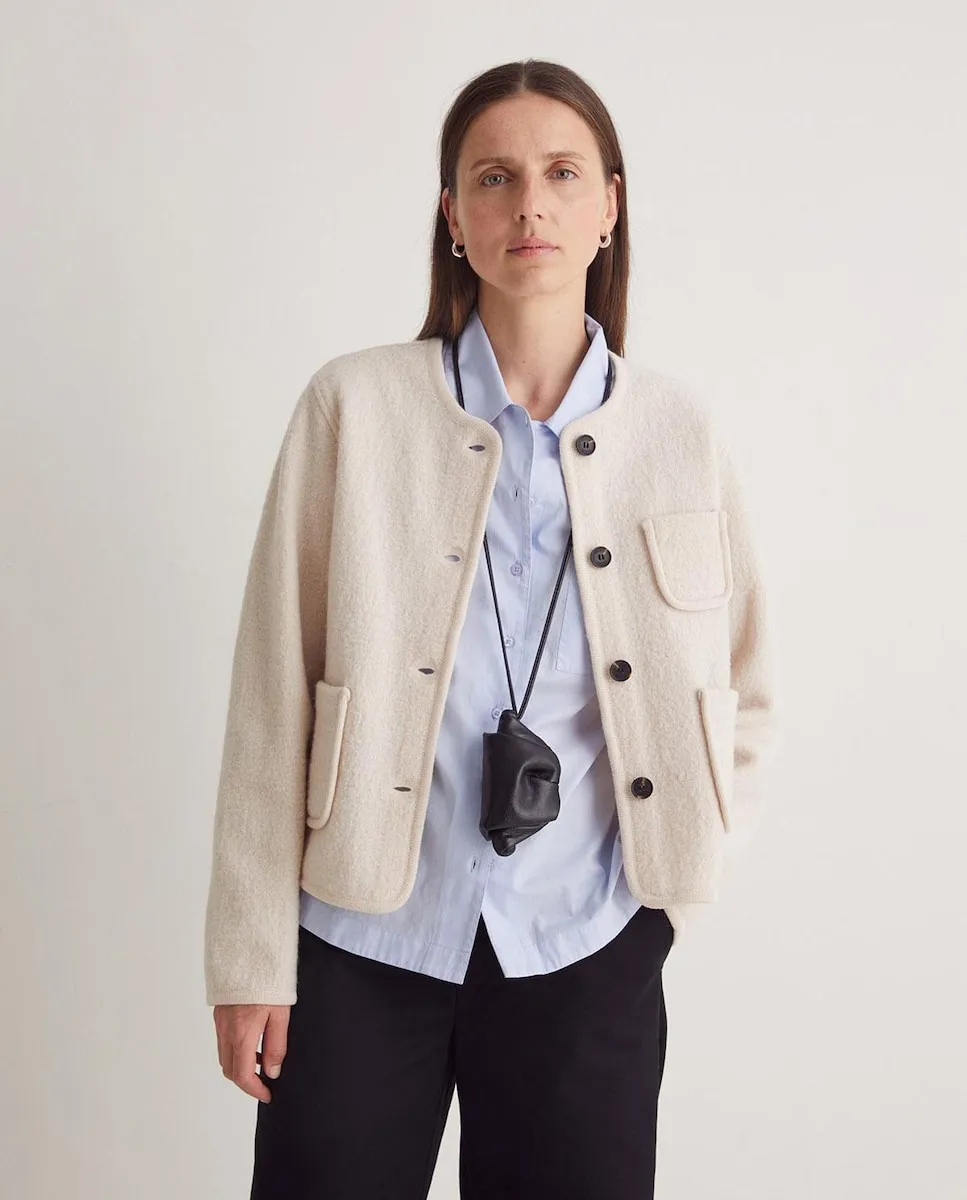 

Женская куртка с застежкой на пуговицы и передними карманами Yerse, светло-бежевый