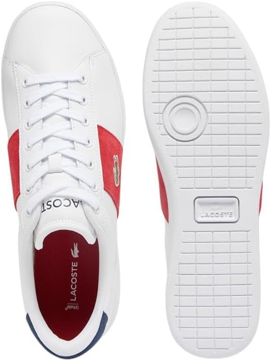 Мужские кроссовки Lacoste Carnaby Set Cgr, белый/красный — фото 4