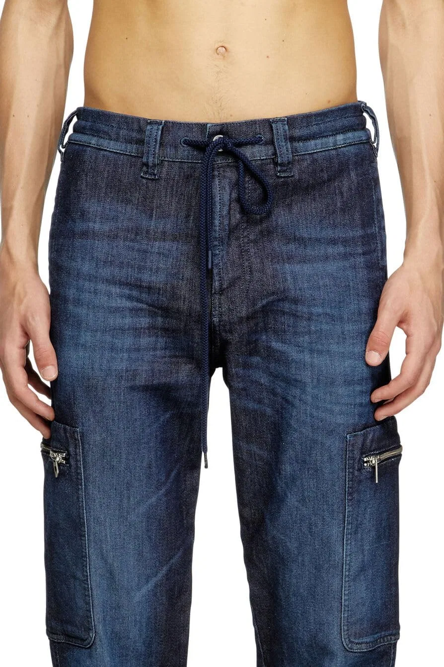 Diesel Slim D-Lab JoggJeans, темно-синий — фото 2