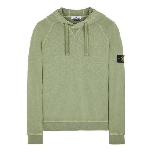 

Толстовка waffen patch hoodie 'green' Stone Island, зеленый