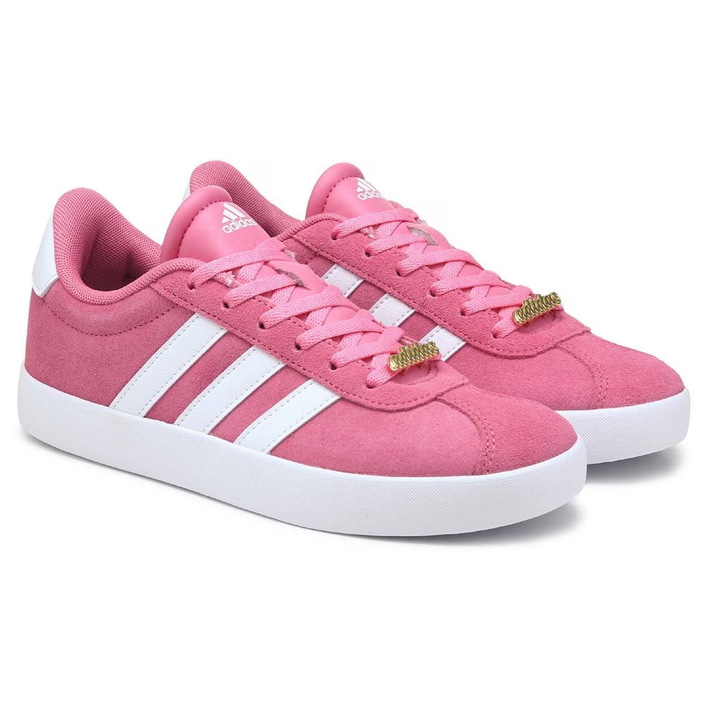 

Кроссовки Vl Court 3.0 для маленьких/больших детей Adidas, розовый