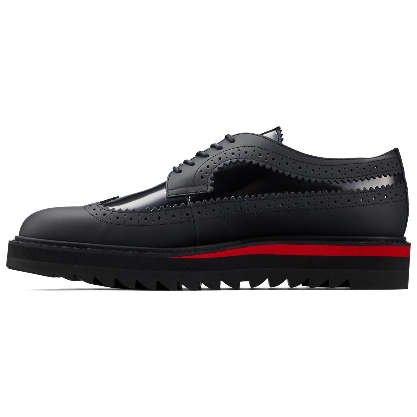 

BROGUE Мужские повседневные низкие кеды черного/красного цвета Onitsuka Tiger