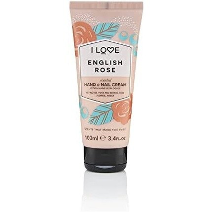 

Омолаживающий крем для рук и ногтей I Love Signature English Rose с маслом ши и органическим кокосовым маслом 100 мл, I Love Cosmetics