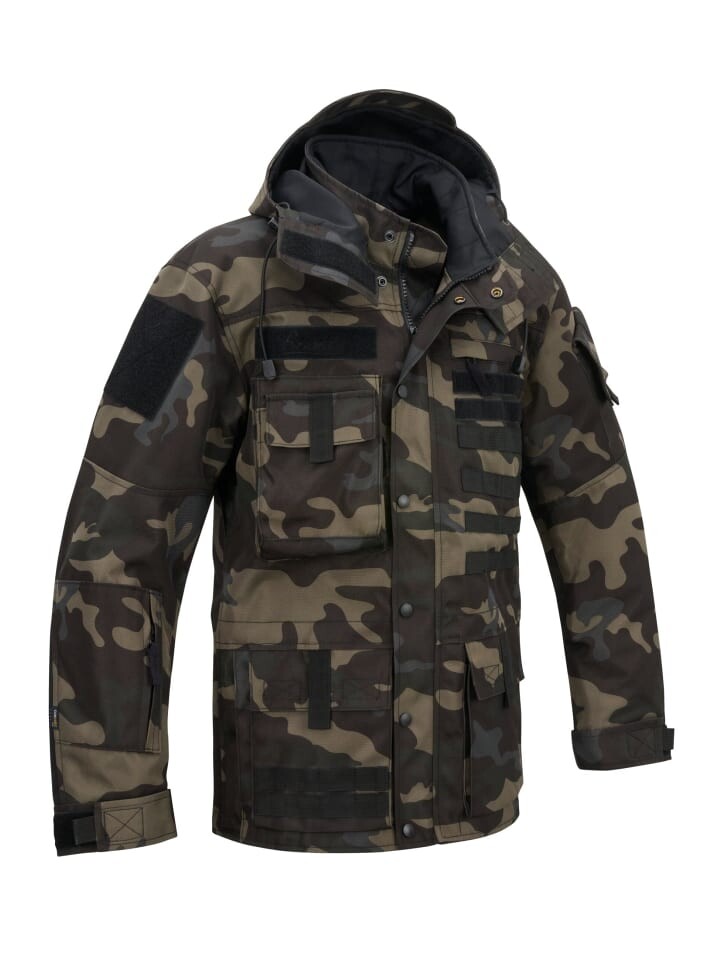 

Зимняя куртка Brandit, цвет darkcamo