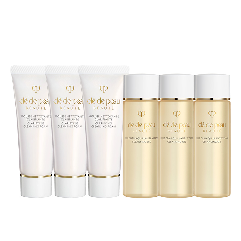 

Набор пробников Pure Cleanser очищающее масло для лица увлажняющее очищение Clé De Peau Beauté, refreshing cleanser 20ml*3+cleansing oil 20ml*3