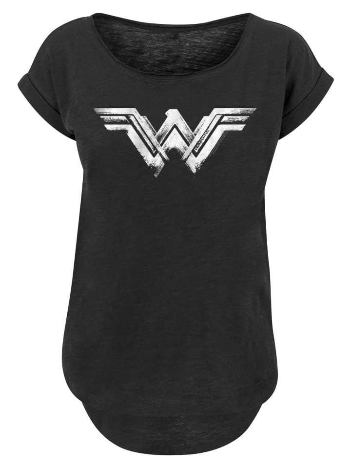 

Удлиненная футболка с логотипом DC Comics Wonder Woman Distressed черного цвета F4NT4STIC, Черный, Удлиненная футболка с логотипом DC Comics Wonder Woman Distressed черного цвета F4NT4STIC