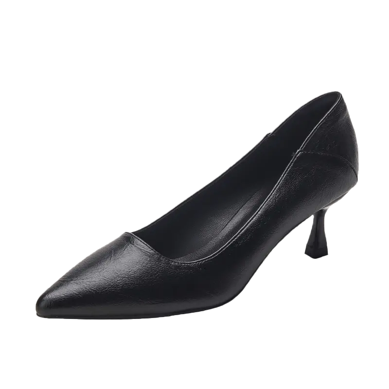 

Туфли женские на высоком каблуке Pounise, цвет Black 9cm