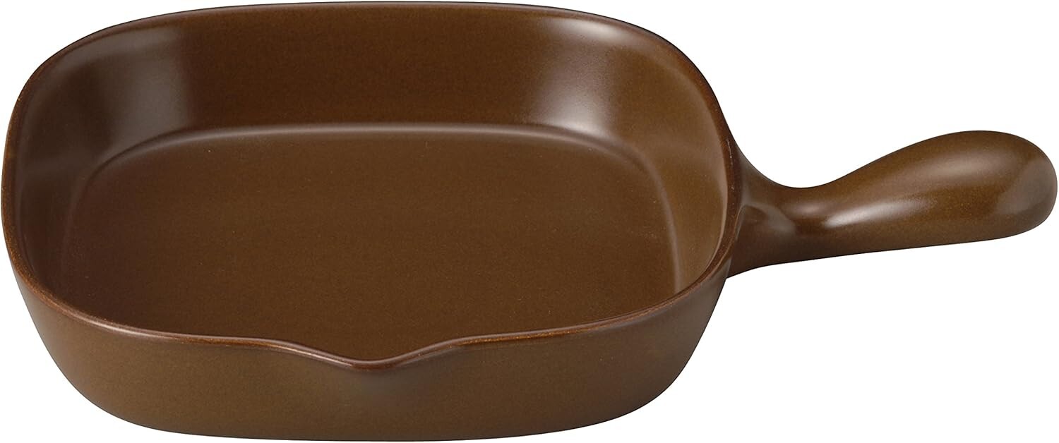 

Сковорода-гриль Sanko Banko Ware Bar, коричневая 15675 Santo, Brown (French Toast 19-1012Tcx)