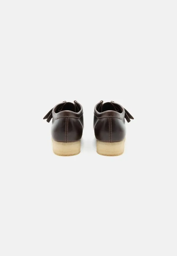 Повседневные кроссовки wallabee на шнуровке Clarks Originals, Dark Brown — фото 3
