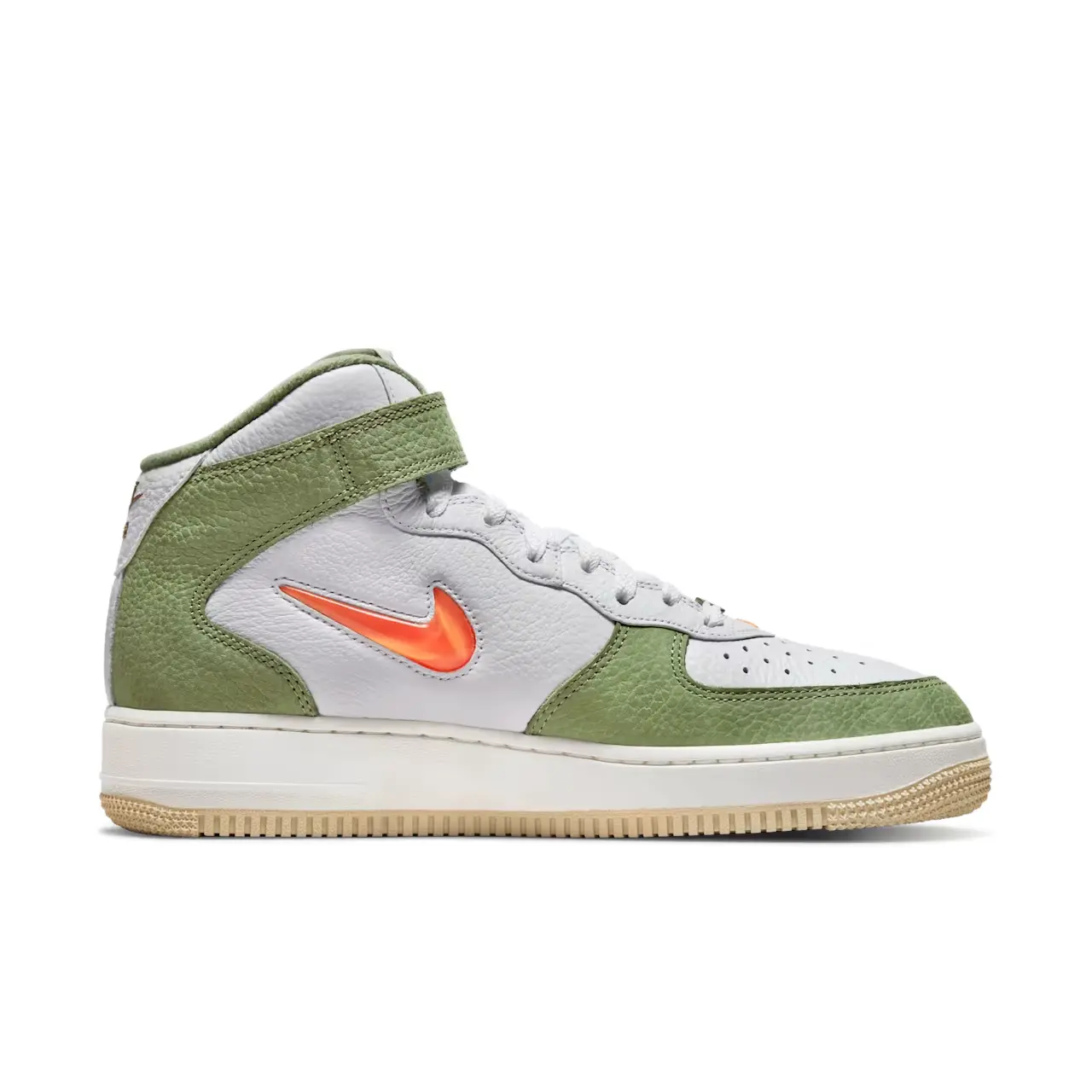 Nike Air Force 1 Mid '07 DQ3505-100 Кроссовки мужские белые кожаные — фото 2