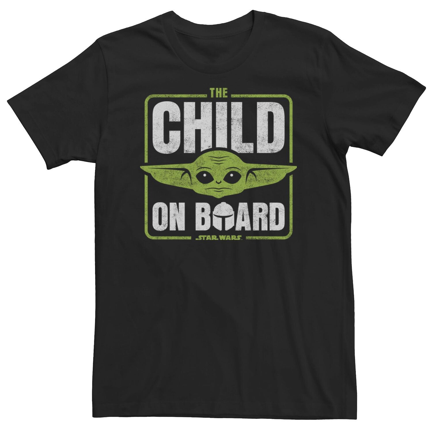 

Мужская футболка Star Wars Child On Board Licensed Character