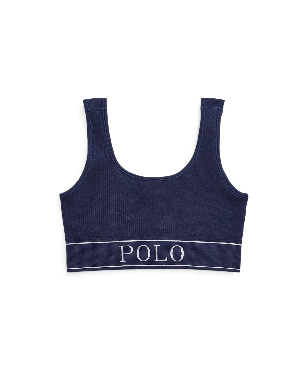 Топ-танк топ кроп скрупный вырез Polo из риба