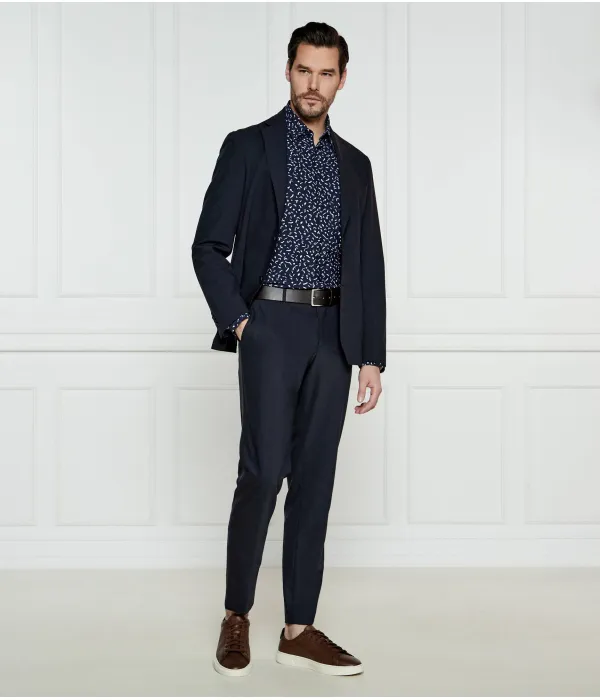 Брюки p-genius-cw-wg-251 Slim fit Boss, синий — фото 2