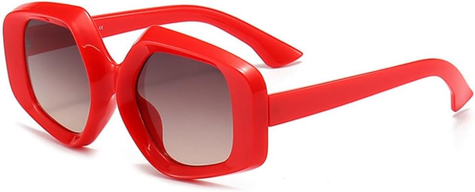 

Модные женские солнцезащитные очки «кошачий глаз» с защитой от УФ-излучения UV400, ретро-градиентные, мужские трендовые солнцезащитные очки с леопардовым принтом HHZZYVY, Red Grey Tea