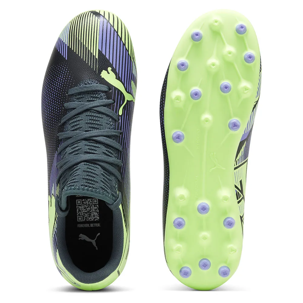 Футбольные бутсы Puma Future 7 Play MG Jr, фиолетовый — фото 2