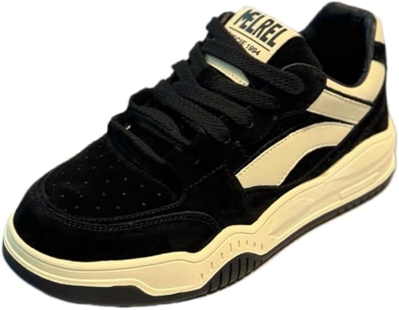 

Мужские дышащие и удобные повседневные спортивные кроссовки на толстой подошве- легкие и противоскользящие Fmshi, черный