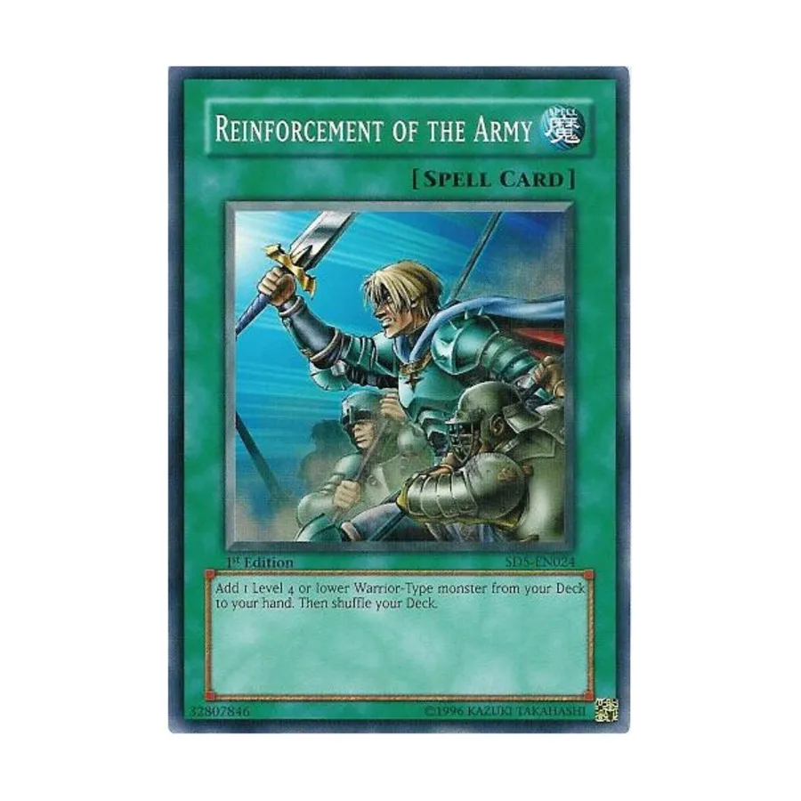 

CCG Подкрепление армии (обычное), Yu-Gi-Oh - Structure Deck - Warrior's Triumph - Singles