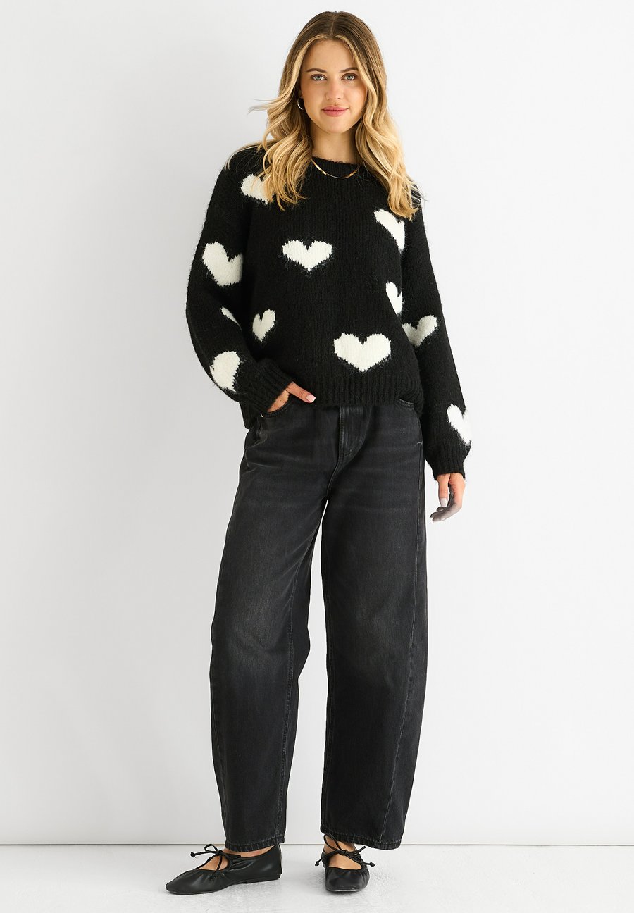 

Джемпер GINI LONDON HEART, Schwarz/Black