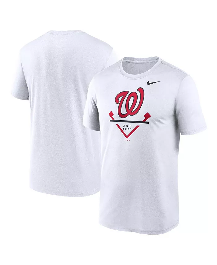 

Мужская белая футболка Washington Nationals Icon Legend Performance Nike