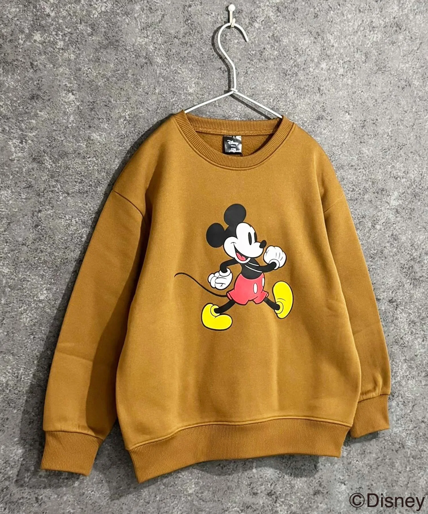 【Disney】MICKEY Толстовка оверсайз с флисовой подкладкой в виде Микки Мауса