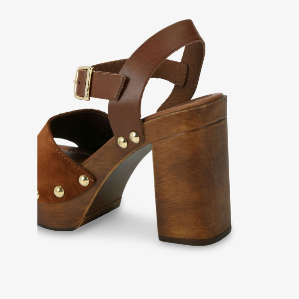 Сандалии замшевые Festa Carvela Comfort, рыжевато-коричневый — фото 4