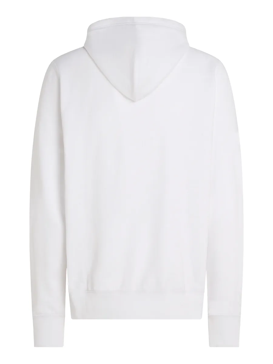 Толстовка Tommy Hilfiger "ESSENTIAL FLEECE HOODY", белый — фото 3