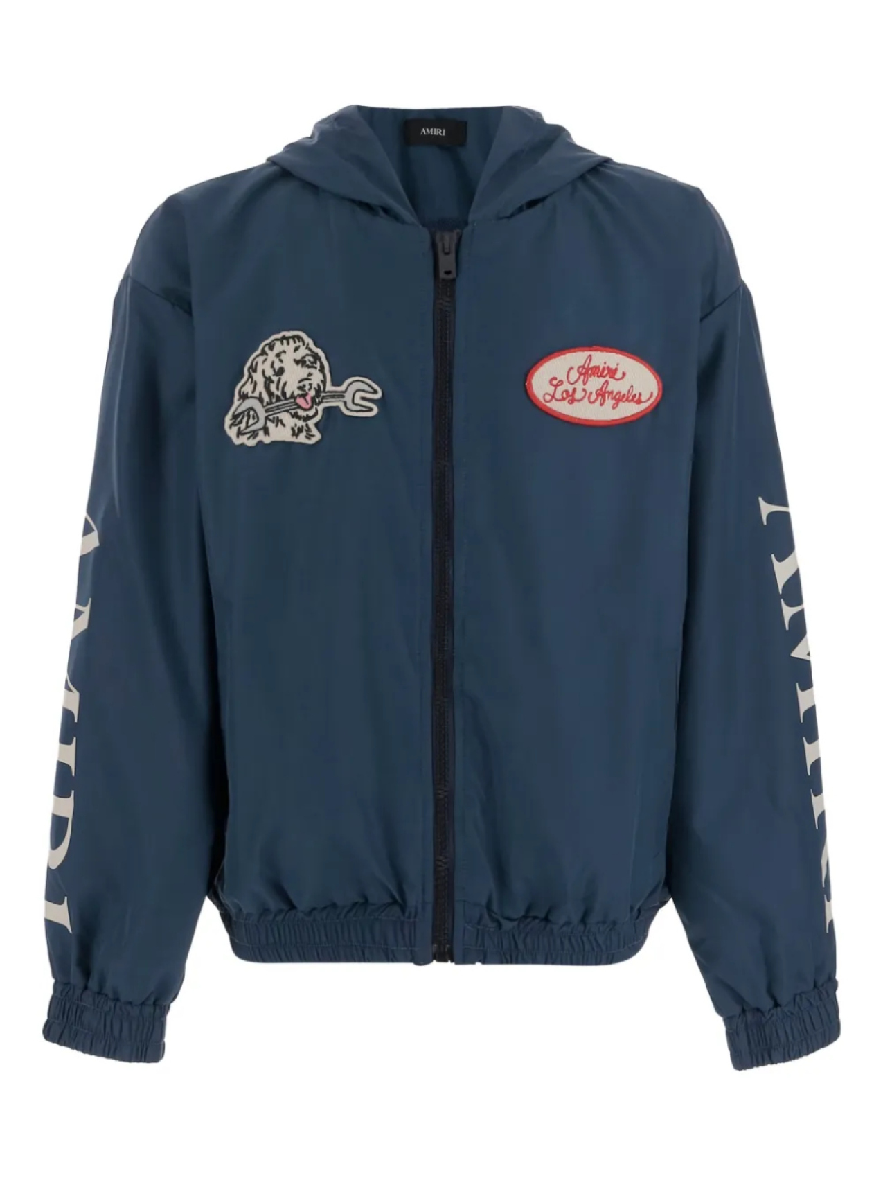 

Куртка с капюшоном и логотипом AMIRI KIDS, синий