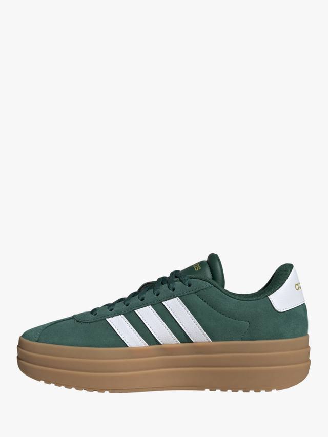 Кроссовки VL Court Bold adidas, Green/White — фото 2