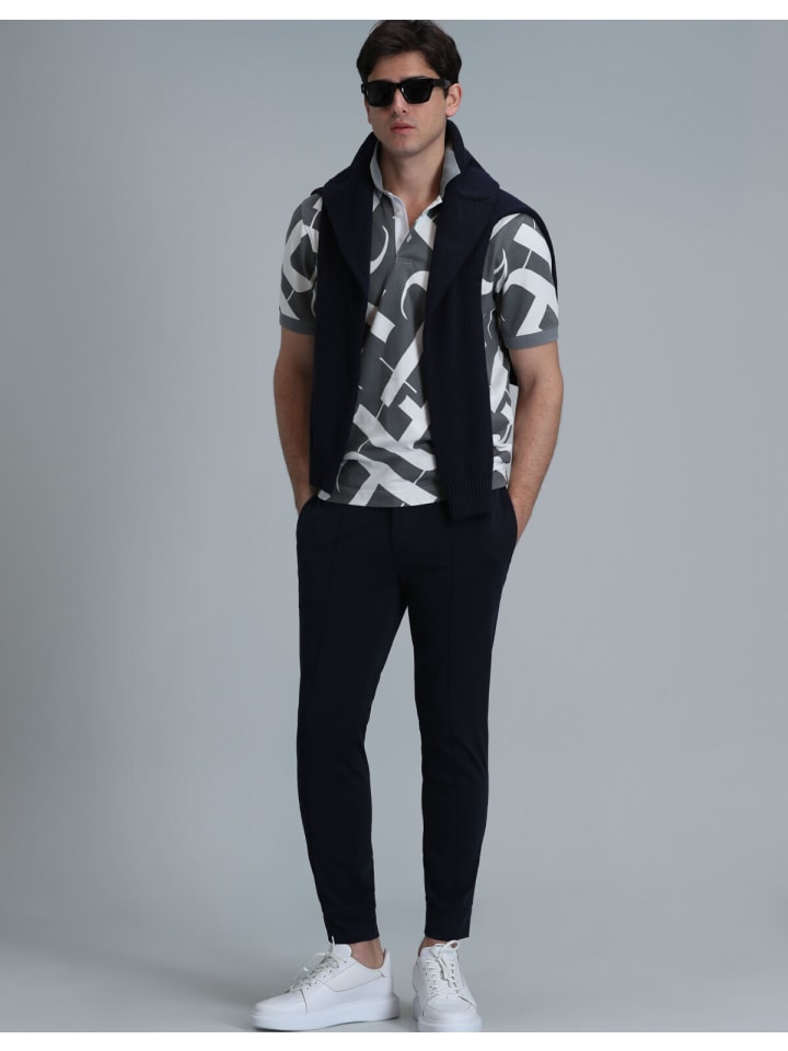 

Тканевые брюки Lufian, темно-синий