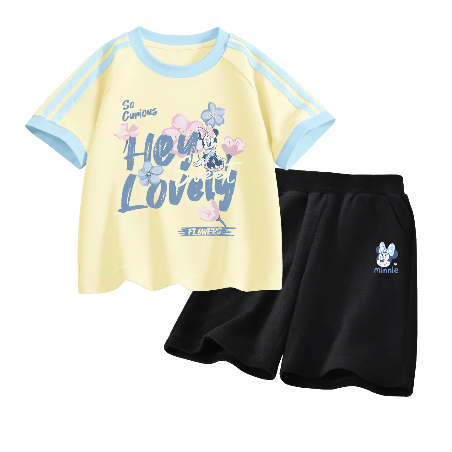 Детский спортивный костюм Casual Sportswear 2 Piece Set Disney, Di Light Honey Honey+Di Charming Honey Black
