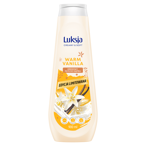 

Кремообразная жидкость для ванн, 900 мл Luksja Creamy & soft warm vanilla