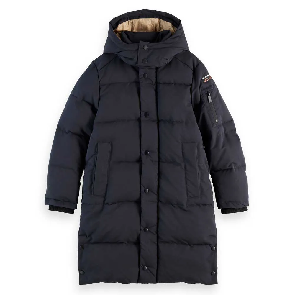 

Куртка Scotch & Soda Longer puffer, серый